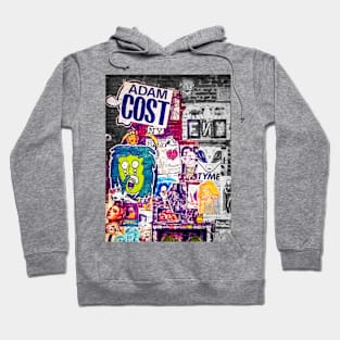 Street Art NYC Graffiti Stickers SoHo Manhattan Hoodie